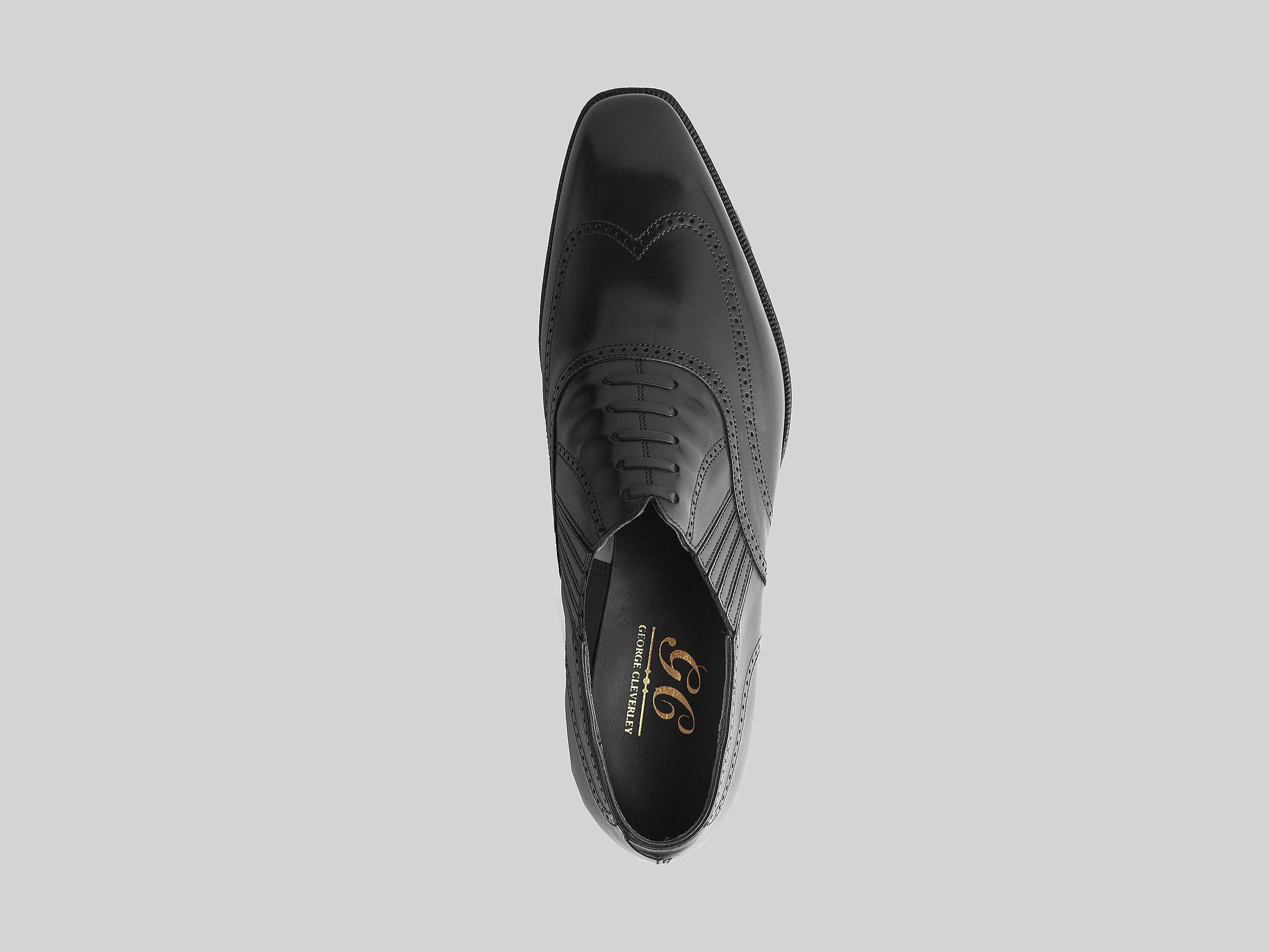 靴 e Cleverley Winston size8 Winston in Black Calf — George Cleverley